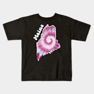 Maine Tie Dye Kids T-Shirt